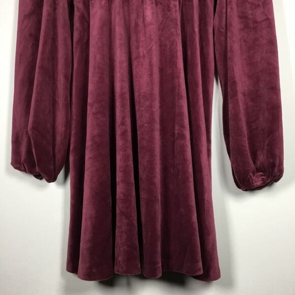 NWT babydoll style dress super soft stretchy puff sleeve witchy whimsygoth Sz XS - Picture 6 of 7